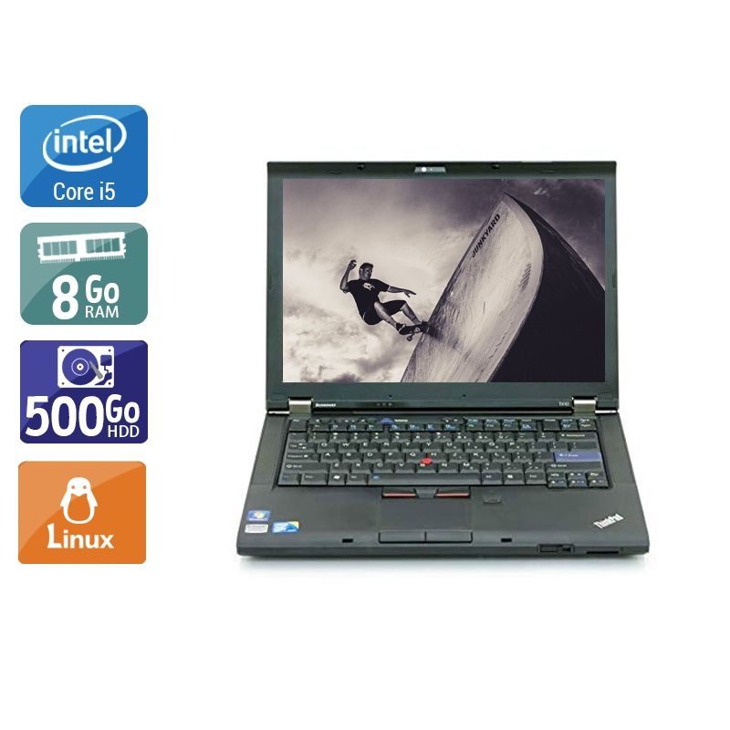 Lenovo ThinkPad T410 i5 8Go RAM 500Go HDD Linux