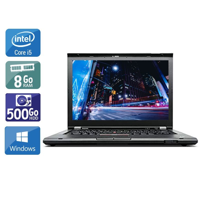 Lenovo ThinkPad T430 i5 8Go RAM 500Go HDD Windows 10