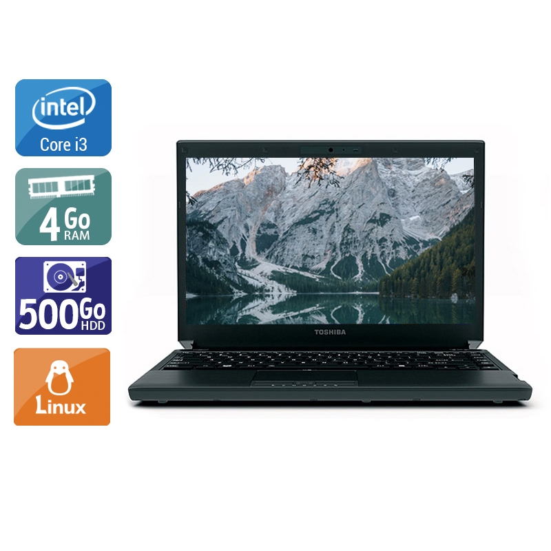 Toshiba Portégé R700 13,3'' i3 - 4Go RAM 500Go HDD Linux  Bon étatOccasion certifiée reconditionnée Bon état -  reconditionné disponible sur Kiatoo