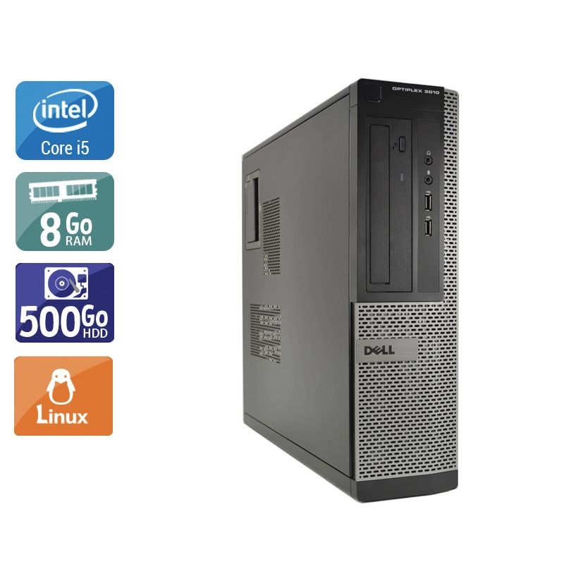 Dell Optiplex 3010 Desktop i5 8Go RAM 500Go HDD Linux