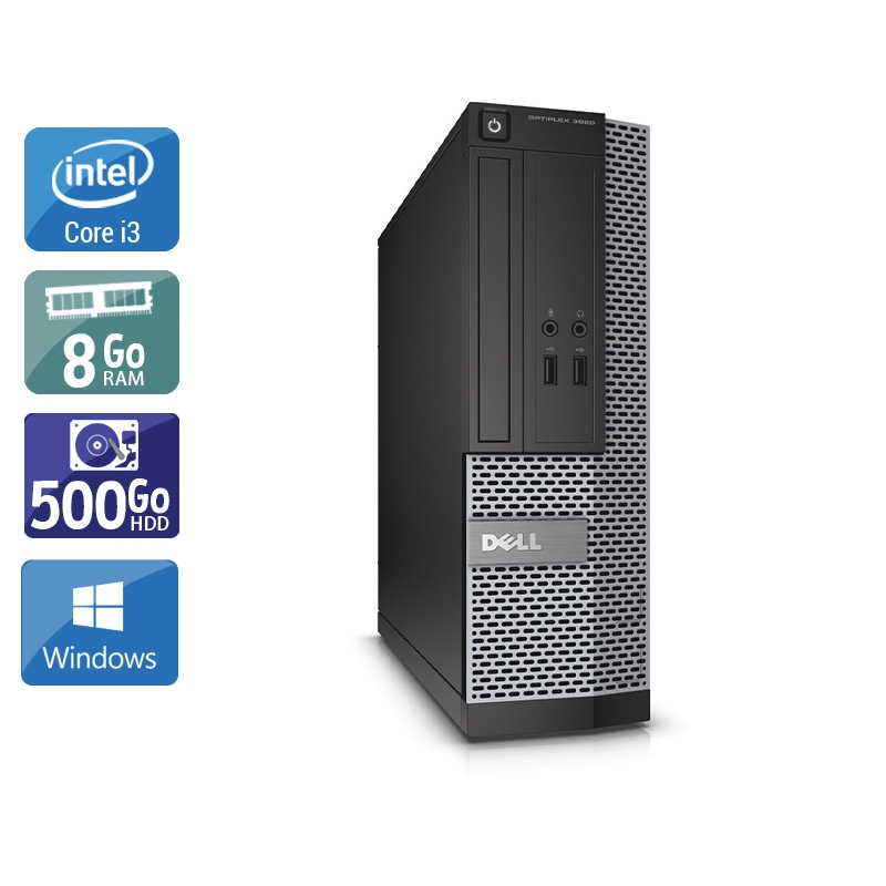 Acheter Dell Optiplex 3010 SFF i3 - 8Go RAM 500Go HDD Windows 10 Très bon étatOccasion certifiée reconditionnée Bon état - 232,50 € Dell Optiplex 3010 SFF i3 - 8Go RAM 500Go HDD Windows 10 Très bon étatOccasion certifiée reconditionnée Bon état - reconditionné disponible sur Kiatoo