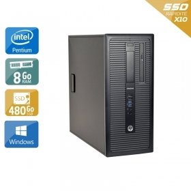 HP Compaq 280 G1 Tower Pentium G Dual Core 8Go RAM 480Go SSD Windows 10
