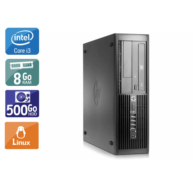 HP Compaq Pro 4300 SFF i3 - 8Go RAM 500Go HDD Linux  Bon étatOccasion certifiée reconditionnée Bon état -  reconditionné disponible sur Kiatoo