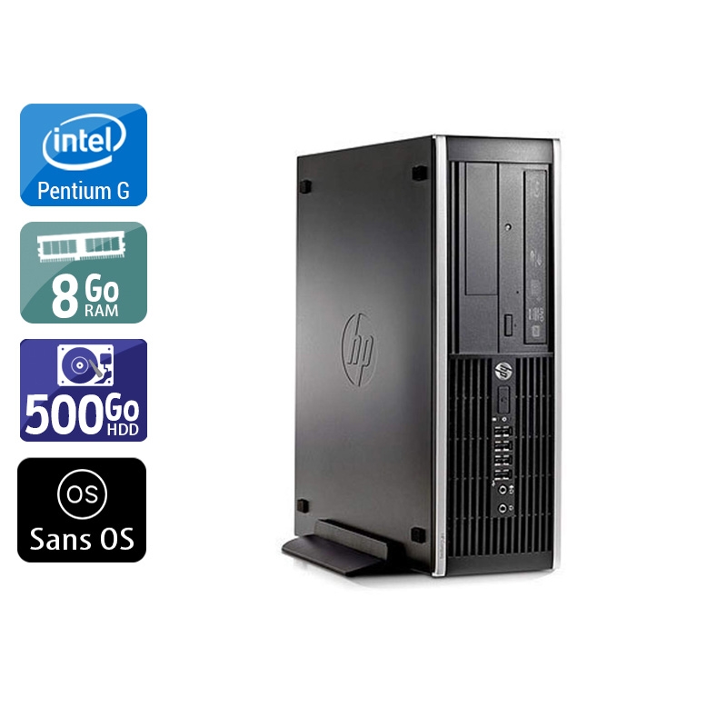 HP Compaq Pro 6200 SFF Pentium G Dual Core - 8Go RAM 500Go HDD Sans OS  Très bon étatOccasion certifiée reconditionnée Bon état -  reconditionné disponible sur Kiatoo