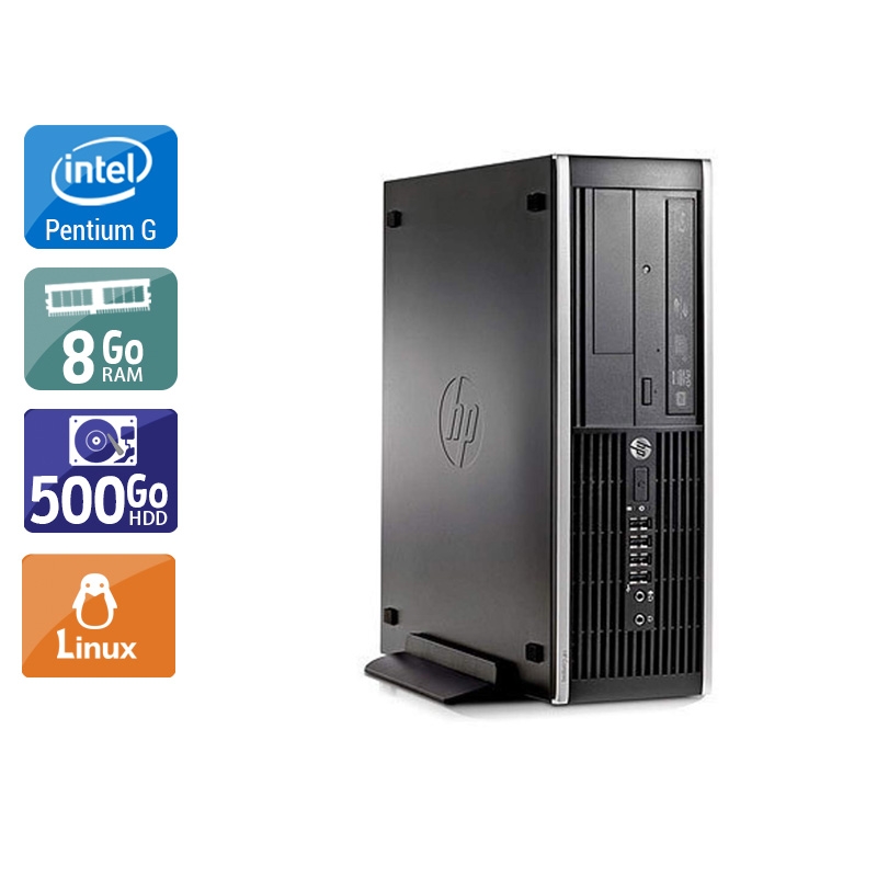 HP Compaq Pro 6300 SFF Pentium G Dual Core - 8Go RAM 500Go HDD Linux  Très bon étatOccasion certifiée reconditionnée Bon état -  reconditionné disponible sur Kiatoo