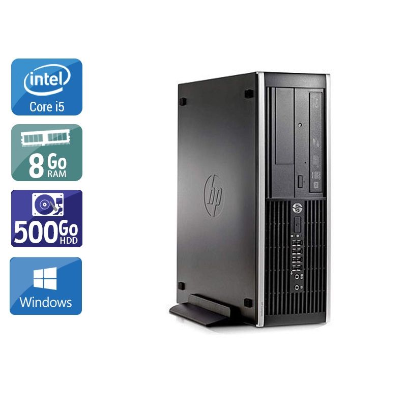 HP Compaq Pro 6300 SFF i5 8Go RAM 500Go HDD Windows 10
