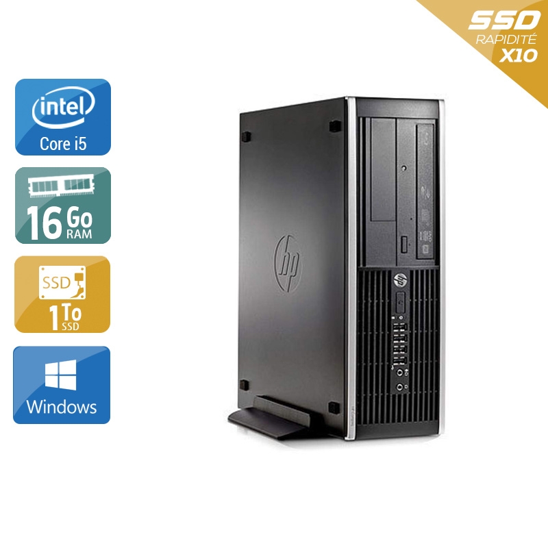 HP Compaq Pro 6300 SFF i5 - 16Go RAM 1To SSD Windows 10  État correctOccasion certifiée reconditionnée Bon état -  reconditionné disponible sur Kiatoo