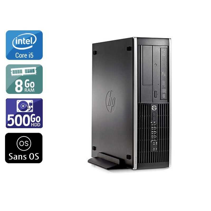 HP Compaq Pro 6300 SFF i5 8Go RAM 500Go HDD Sans OS
