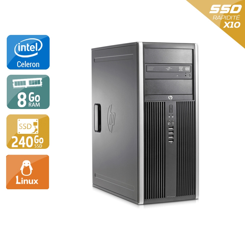 Acheter HP Compaq Elite 8200 Tower Celeron Dual Core - 8Go RAM 240Go SSD Linux Très bon étatOccasion certifiée reconditionnée Bon état - 232,50 € HP Compaq Elite 8200 Tower Celeron Dual Core - 8Go RAM 240Go SSD Linux Très bon étatOccasion certifiée reconditionnée Bon état - reconditionné disponible sur Kiatoo