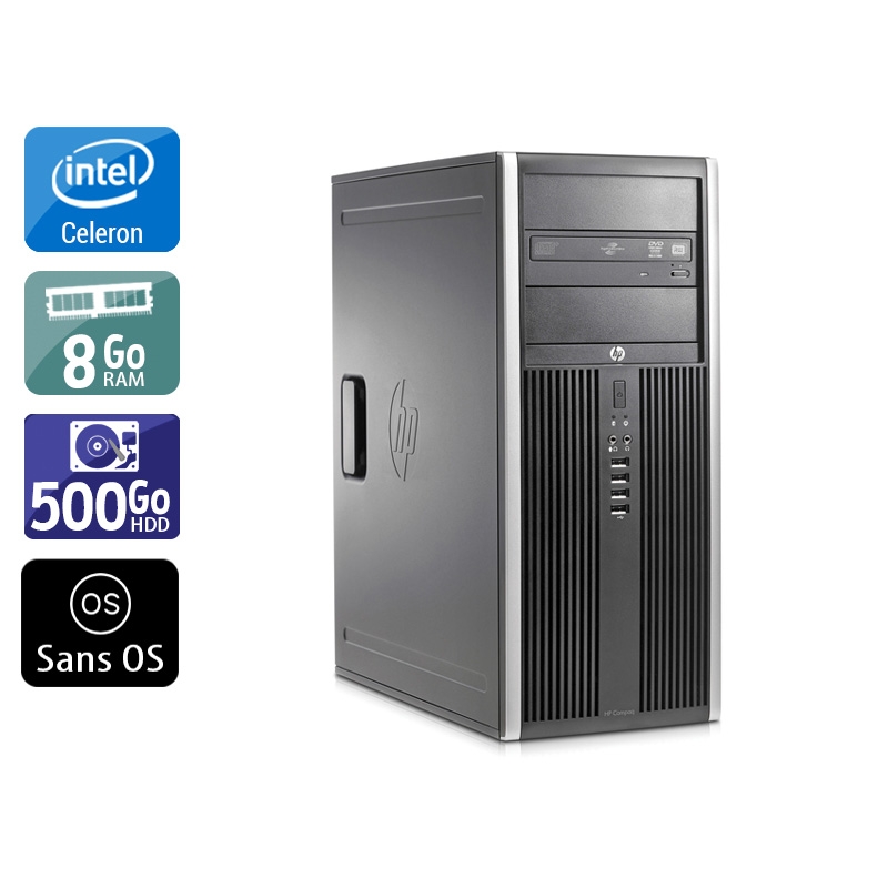Acheter HP Compaq Elite 8200 Tower Celeron Dual Core - 8Go RAM 500Go HDD Sans OS Bon étatOccasion certifiée reconditionnée Bon état - 190,83 € HP Compaq Elite 8200 Tower Celeron Dual Core - 8Go RAM 500Go HDD Sans OS Bon étatOccasion certifiée reconditionnée Bon état - reconditionné disponible sur Kiatoo