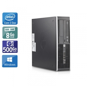 HP Compaq Elite 8200 SFF Core 2 Duo 8Go RAM 500Go HDD Windows 10