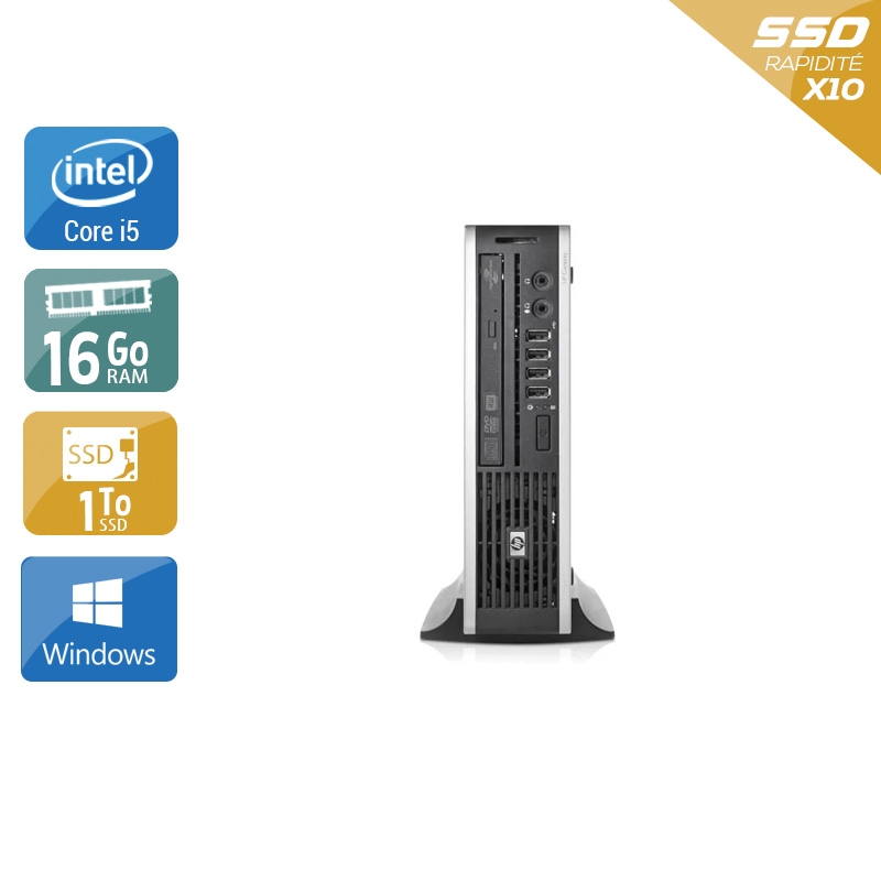 Acheter HP Compaq Elite 8200 USDT i5 - 16Go RAM 1To SSD Windows 10 Très bon étatOccasion certifiée reconditionnée Bon état - 349,17 € HP Compaq Elite 8200 USDT i5 - 16Go RAM 1To SSD Windows 10 Très bon étatOccasion certifiée reconditionnée Bon état - reconditionné disponible sur Kiatoo