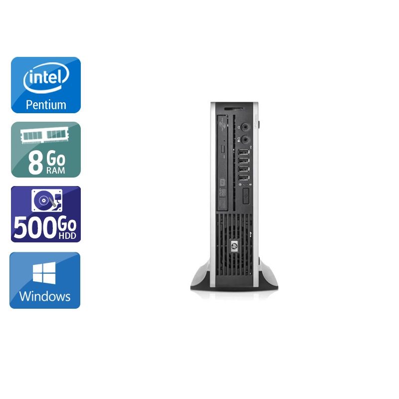 HP Compaq Elite 8200 USDT Pentium G Dual Core 8Go RAM 500Go HDD Windows 10