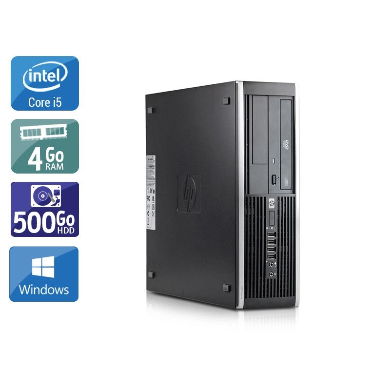 HP Compaq Elite 8300 SFF i5 4Go RAM 500Go HDD Windows 10