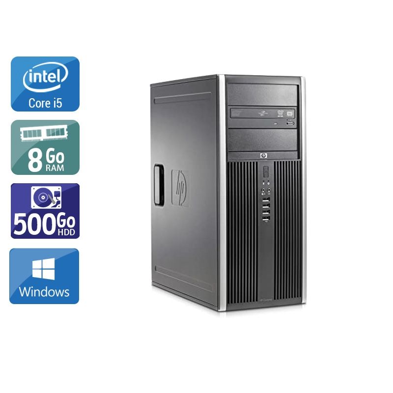 HP Compaq Elite 8300 Tower i5 8Go RAM 500Go HDD Windows 10