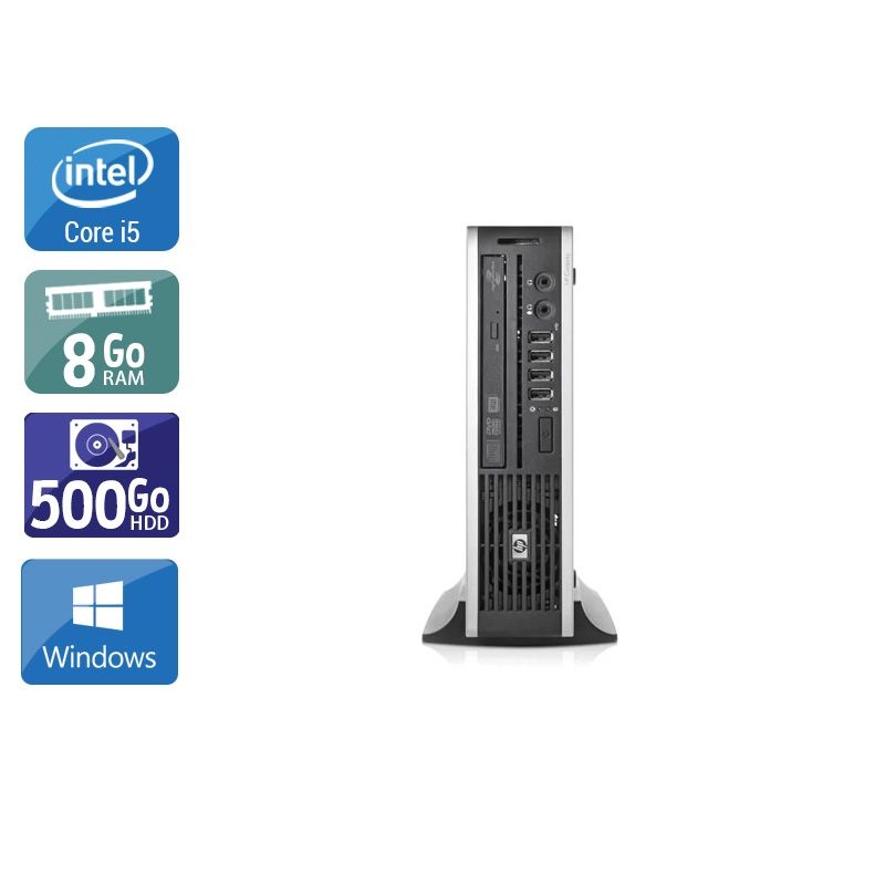 HP Compaq Elite 8300 USDT i5 8Go RAM 500Go HDD Windows 10