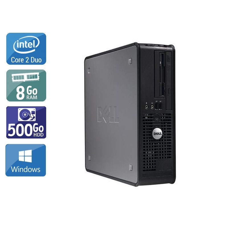 Dell Optiplex 380 Tower Core 2 Duo 8Go RAM 500Go HDD Windows 10