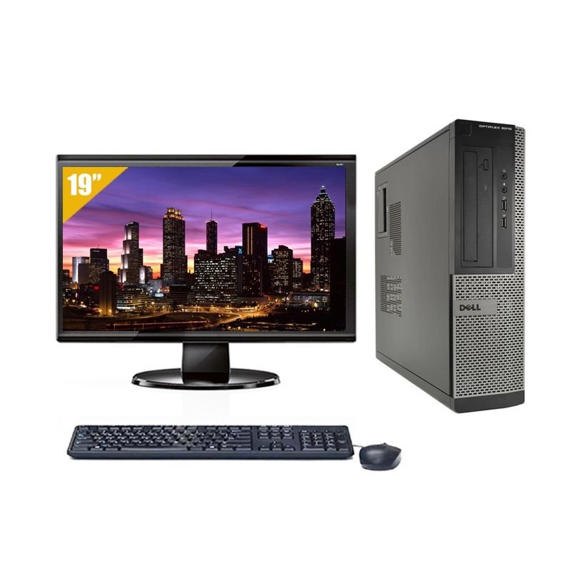 Dell Optiplex 3010 Desktop i5 avec Écran 19 pouces 8Go RAM 500Go HDD Linux