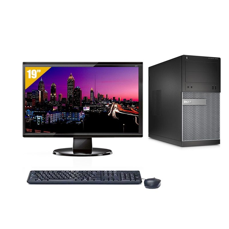 Dell Optiplex 3020 Tower i5 avec Écran 19 pouces 16Go RAM 480Go SSD Linux