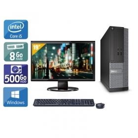 Dell Optiplex 3010 SFF i5 avec Écran 19 pouces 8Go RAM 500Go HDD Windows 10