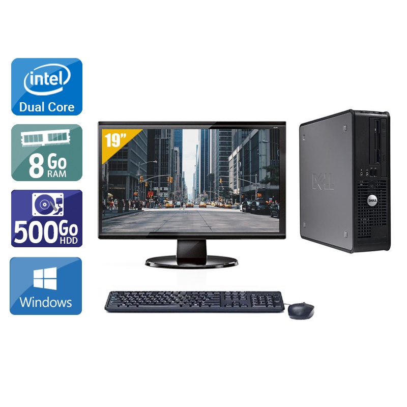 Acheter Dell Optiplex 380 SFF Dual Core + Écran - 19'' 8Go RAM 500Go HDD Windows 10 Bon étatOccasion certifiée reconditionnée Bon état - 224,17 € Dell Optiplex 380 SFF Dual Core + Écran - 19'' 8Go RAM 500Go HDD Windows 10 Bon étatOccasion certifiée reconditionnée Bon état - reconditionné disponible sur Kiatoo