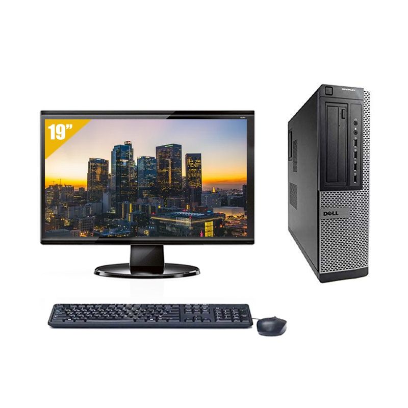 PC DELL Optiplex 9020 SFF Reconditionné + Écran 22" - Pentium G3220, 32Go RAM, 500Go, Windows 10, WiFi
