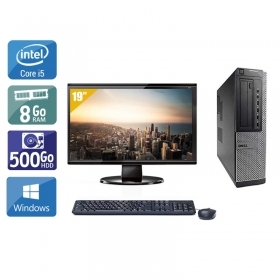 Dell Optiplex 390 Desktop i5 avec Écran 19 pouces 8Go RAM 500Go HDD Windows 10