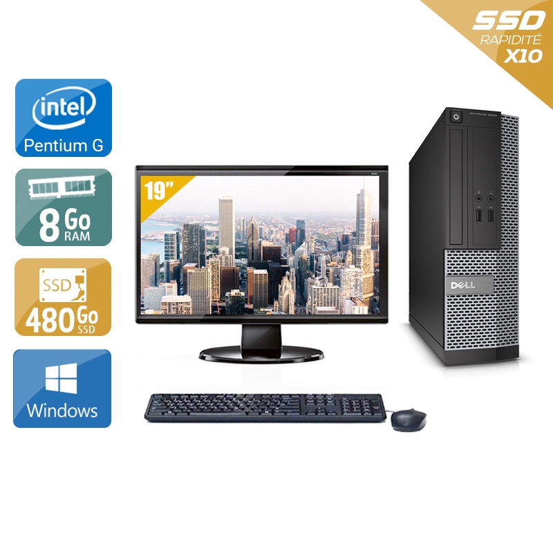 Acheter Dell Optiplex 390 Desktop Pentium G Dual Core + Écran - 19'' 8Go RAM 480Go SSD Windows 10 Bon étatOccasion certifiée reconditionnée Bon état - 265,83 € Dell Optiplex 390 Desktop Pentium G Dual Core + Écran - 19'' 8Go RAM 480Go SSD Windows 10 Bon étatOccasion certifiée reconditionnée Bon état - reconditionné disponible sur Kiatoo