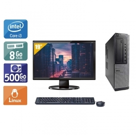 Dell Optiplex 7010 Desktop i3 avec Écran 19 pouces 8Go RAM 500Go HDD Linux
