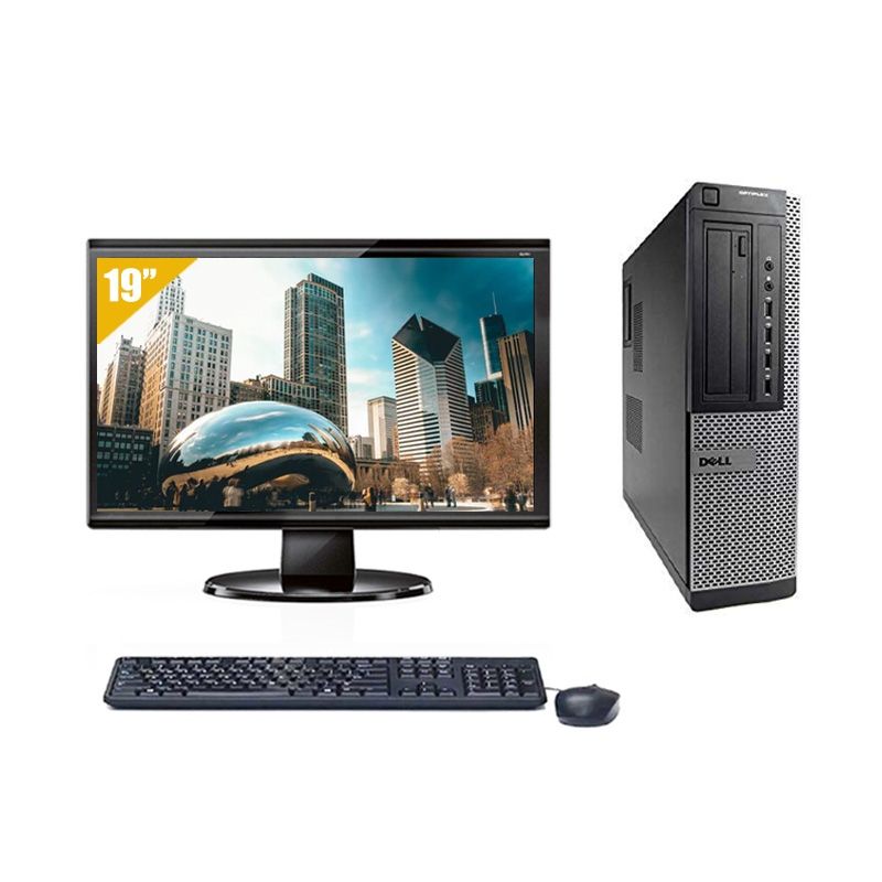 Dell Optiplex 7010 Desktop i5 avec Écran 19 pouces 8Go RAM 500Go HDD Sans OS