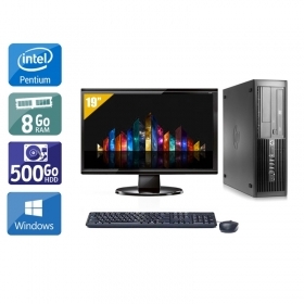 HP Compaq Pro 4300 SFF Pentium G Dual Core avec Écran 19 pouces 8Go RAM 500Go HDD Windows 10