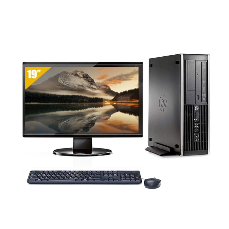 HP Compaq Pro 6200 SFF i3 avec Écran 19 pouces 8Go RAM 240Go SSD Sans OS