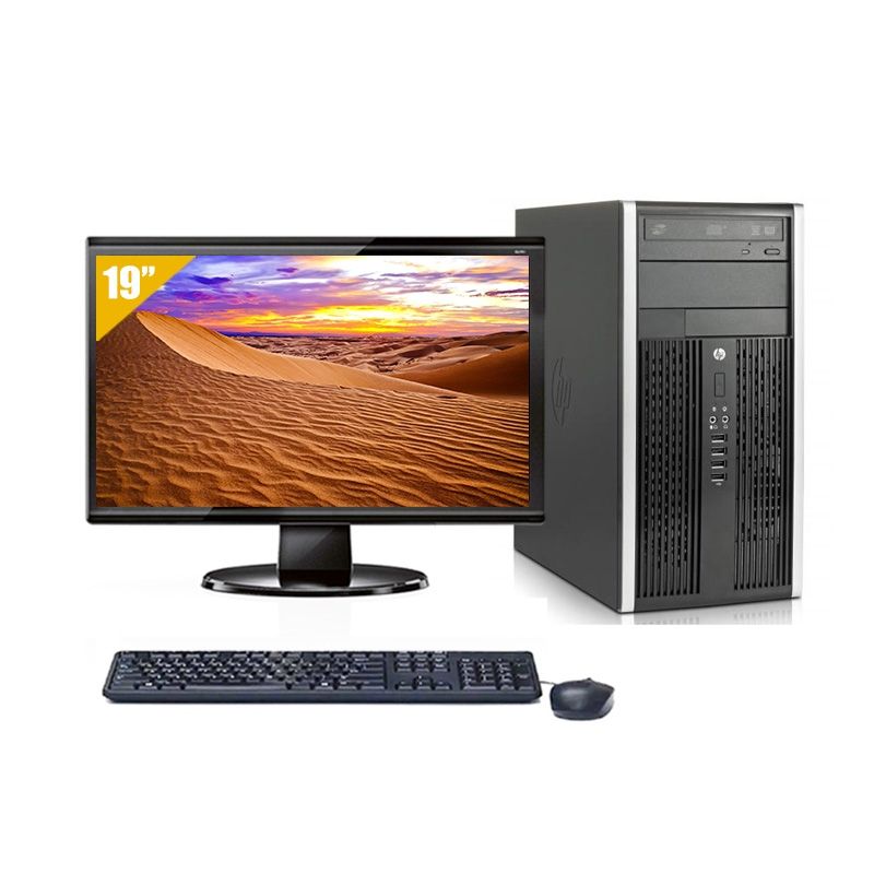 HP Compaq Pro 6305 Tower AMD A4 avec Écran 19 pouces 8Go RAM 240Go SSD Sans OS