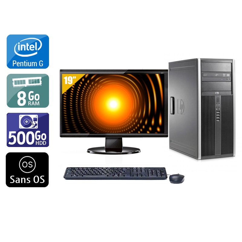 Acheter HP Compaq Elite 8100 Tower Pentium G Dual Core + Écran - 19'' 8Go RAM 500Go HDD Sans OS Bon étatOccasion certifiée reconditionnée Bon état - 224,17 € HP Compaq Elite 8100 Tower Pentium G Dual Core + Écran - 19'' 8Go RAM 500Go HDD Sans OS Bon étatOccasion certifiée reconditionnée Bon état - reconditionné disponible sur Kiatoo
