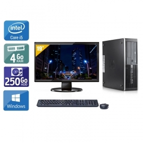 HP Compaq Elite 8100 SFF i5 avec Écran 19 pouces 4Go RAM 250Go HDD Windows 10