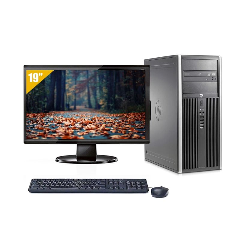 HP Compaq Elite 8200 Tower i5 avec Écran 19 pouces 8Go RAM 240Go SSD Linux