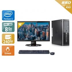 HP Compaq Elite 8100 SFF Pentium G Dual Core + Écran - 19'' 8Go RAM 240Go SSD Linux Bon état -  reconditionné disponible sur Kiatoo