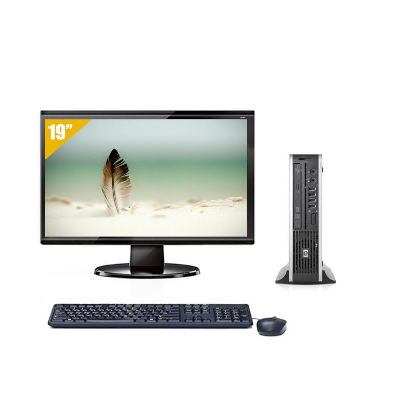 HP Compaq Elite 8200 USDT i3 avec Écran 19 pouces 8Go RAM 240Go SSD Windows 10
