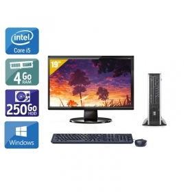 HP Compaq Elite 8200 USDT i5 avec Écran 19 pouces 4Go RAM 250Go HDD Windows 10