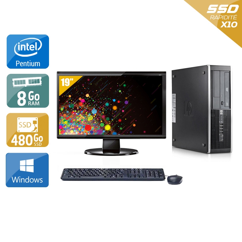 Acheter HP Compaq Elite 8300 SFF Pentium G Dual Core + Écran - 19'' 8Go RAM 480Go SSD Windows 10 Bon étatOccasion certifiée reconditionnée Bon état - 265,83 € HP Compaq Elite 8300 SFF Pentium G Dual Core + Écran - 19'' 8Go RAM 480Go SSD Windows 10 Bon étatOccasion certifiée reconditionnée Bon état - reconditionné disponible sur Kiatoo
