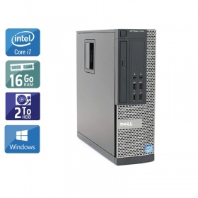 Dell Optiplex 7010 SFF i7 16Go RAM 2To HDD Windows 10