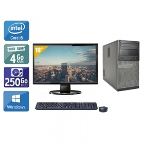 Dell Optiplex 7010 Tower i5 avec Écran 19 pouces 4Go RAM 250Go HDD Windows 10