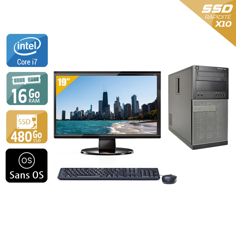 Acheter Dell Optiplex 7010 Tower i7 + Écran - 19'' 16Go RAM 480Go SSD Sans OS Bon étatOccasion certifiée reconditionnée Bon état - 299,17 € Dell Optiplex 7010 Tower i7 + Écran - 19'' 16Go RAM 480Go SSD Sans OS Bon étatOccasion certifiée reconditionnée Bon état - reconditionné disponible sur Kiatoo