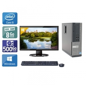 Dell Optiplex 7010 SFF i5 avec Écran 19 pouces 8Go RAM 500Go HDD Windows 10