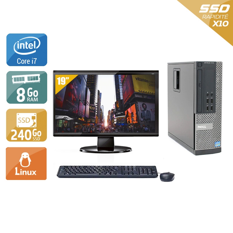 Acheter Dell Optiplex 7010 SFF i7 + Écran - 19'' 8Go RAM 240Go SSD Linux Très bon étatOccasion certifiée reconditionnée Bon état - 265,84 € Dell Optiplex 7010 SFF i7 + Écran - 19'' 8Go RAM 240Go SSD Linux Très bon étatOccasion certifiée reconditionnée Bon état - reconditionné disponible sur Kiatoo