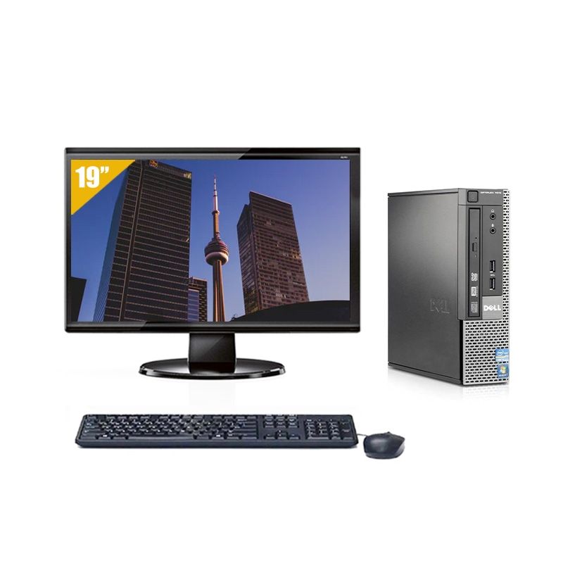 PC Dell 9020 SFF Ecran 22 Pentium G3220 RAM 16Go Disque Dur 1To Windo... pas cher