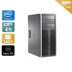 HP Compaq dc5700 Tower Pentium G Dual Core 4Go RAM 240Go SSD Sans OS