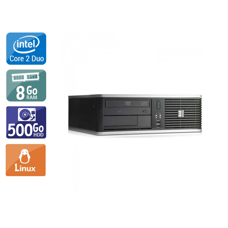 Acheter HP Compaq dc7800 SFF Core 2 Duo - 8Go RAM 500Go HDD Linux Très bon étatOccasion certifiée reconditionnée Bon état - 232,50 € HP Compaq dc7800 SFF Core 2 Duo - 8Go RAM 500Go HDD Linux Très bon étatOccasion certifiée reconditionnée Bon état - reconditionné disponible sur Kiatoo