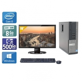 Dell Optiplex 7020 SFF i5 avec Écran 19 pouces 8Go RAM 500Go HDD Windows 10