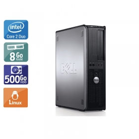 Dell Optiplex 760 Desktop Core 2 Duo 8Go RAM 500Go HDD Linux